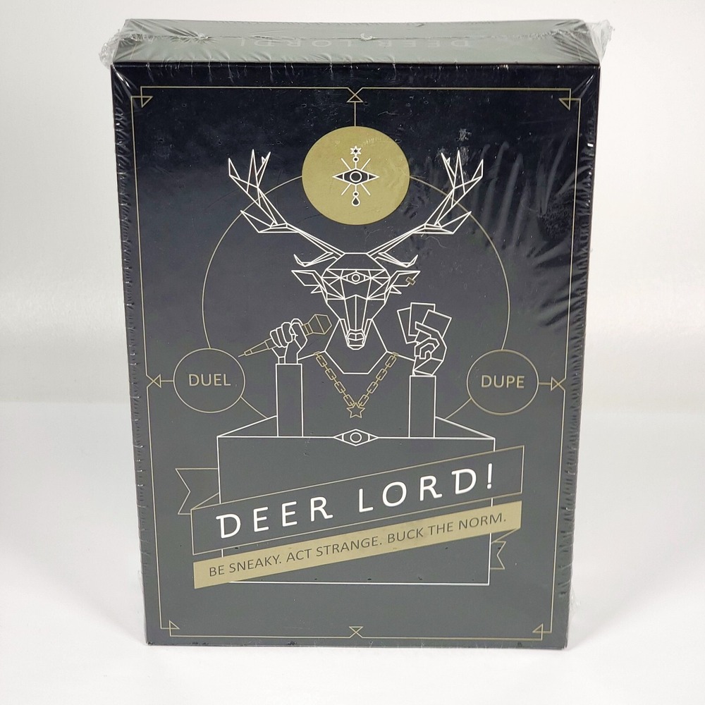 Deer Lord Party Board Card Game Be Sneaky Act Strange Buck The Norm New Sealed